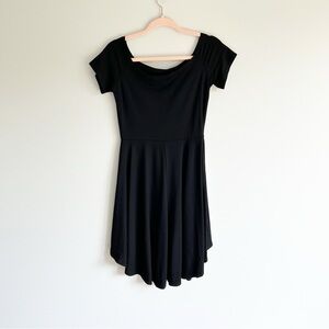 Sarin Matthews Black Cap Sleeve Dress Medium